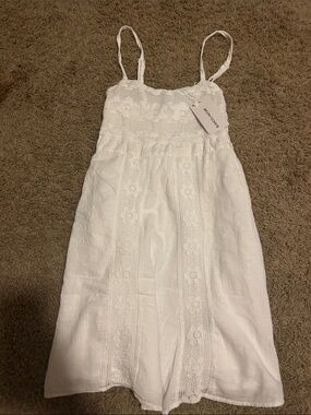 Blanco By Nature NWT Elodie Mini Dress White Size Small